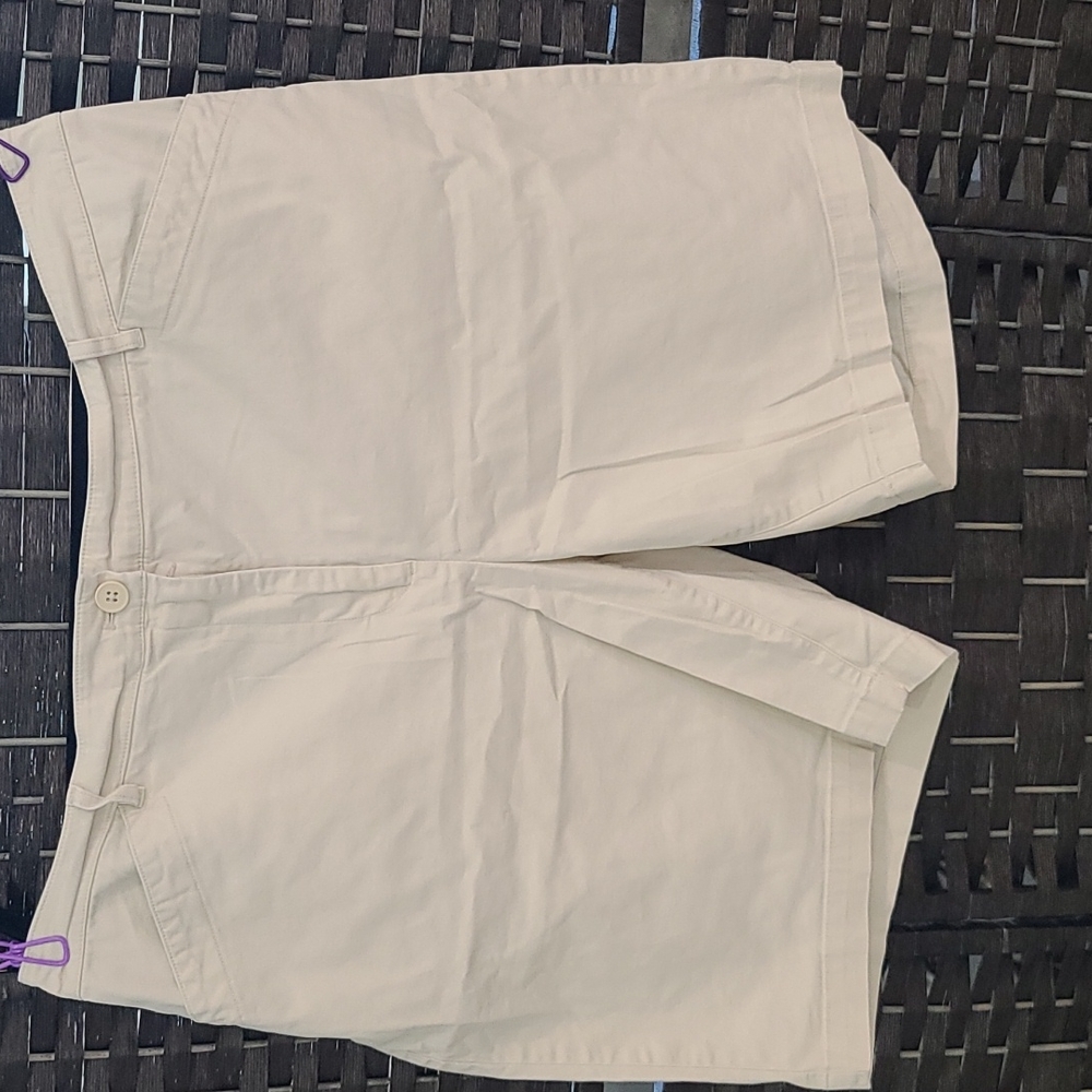 Talbots Beige Khaki Knee Length Shorts Size 20W